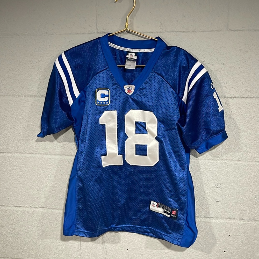 Authentic Indianapolis Colts Peyton Manning Captain Jersey